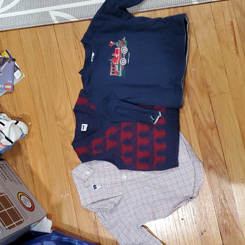 Janie and Jack holiday bundle baby boy 6 to 12 month